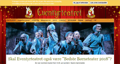 Desktop Screenshot of eventyrteatret.dk